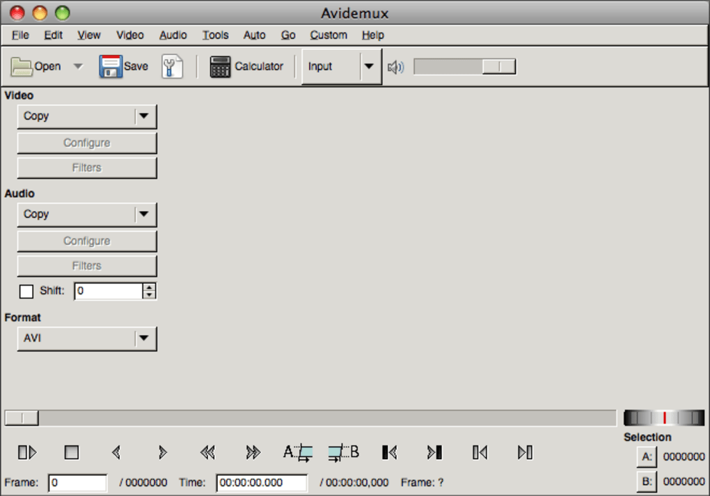 avidemux free video editor for mac
